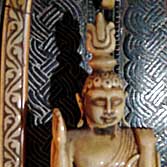 アジア雑貨象牙の仏像